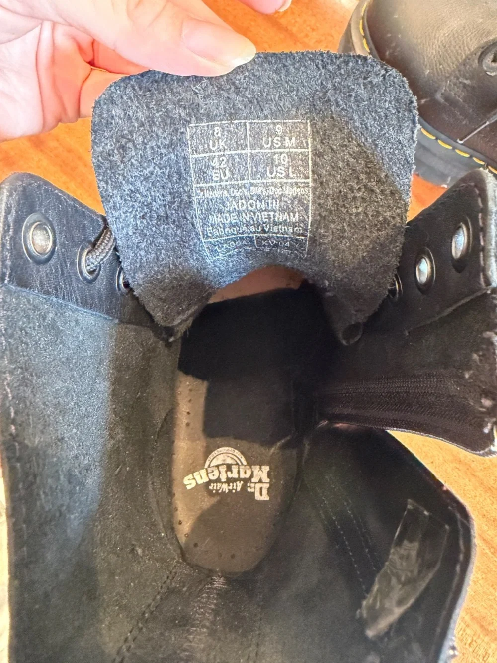 Men’s platform doc martens